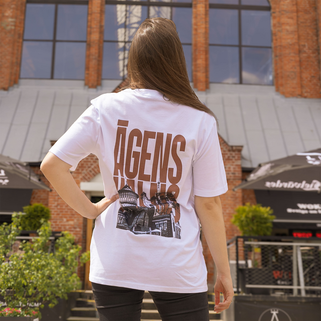 Organiskās kokvilnas T-krekls "Āgenskalns"