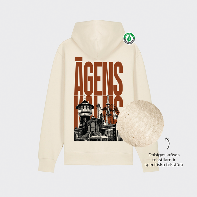 Organiskās kokvilnas hūdijs "Āgenskalns"