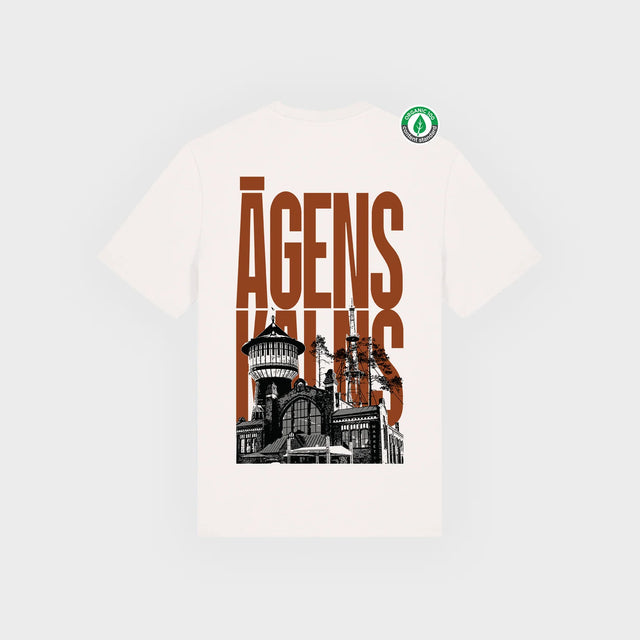 % Offwhite, M izmēra T-krekls "Āgenskalns"