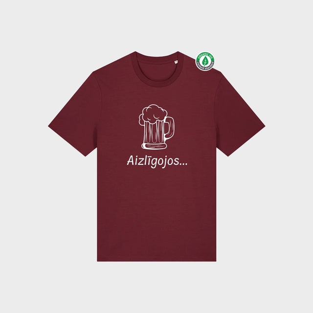Organiskās kokvilnas T-krekls "Aizlīgojos"