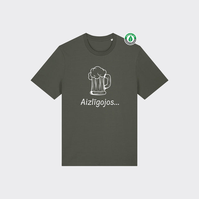 Organiskās kokvilnas T-krekls "Aizlīgojos"