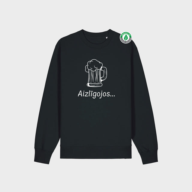 Organiskās kokvilnas džemperis "Aizlīgojos"