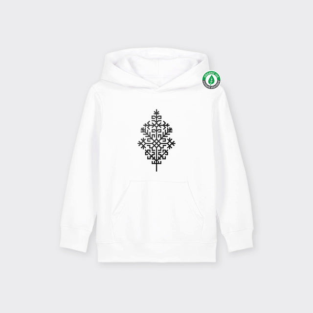 Organiskās kokvilnas bērnu hūdijs "Austras koks"