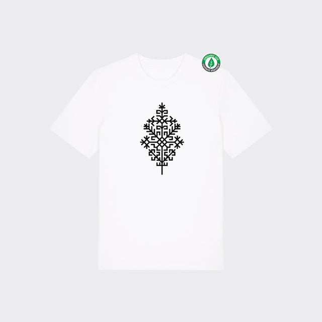 Organiskās kovilnas T-krekls "Austras Koks"