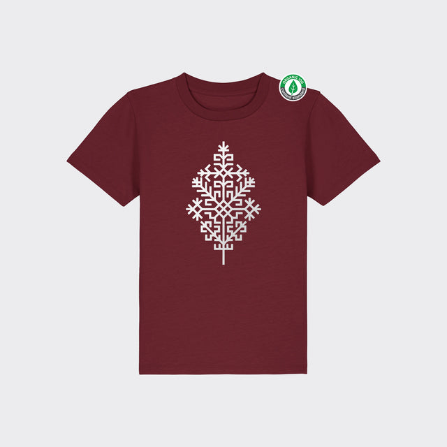 Organiskās kokvilnas bērnu T-krekls "Austras koks"