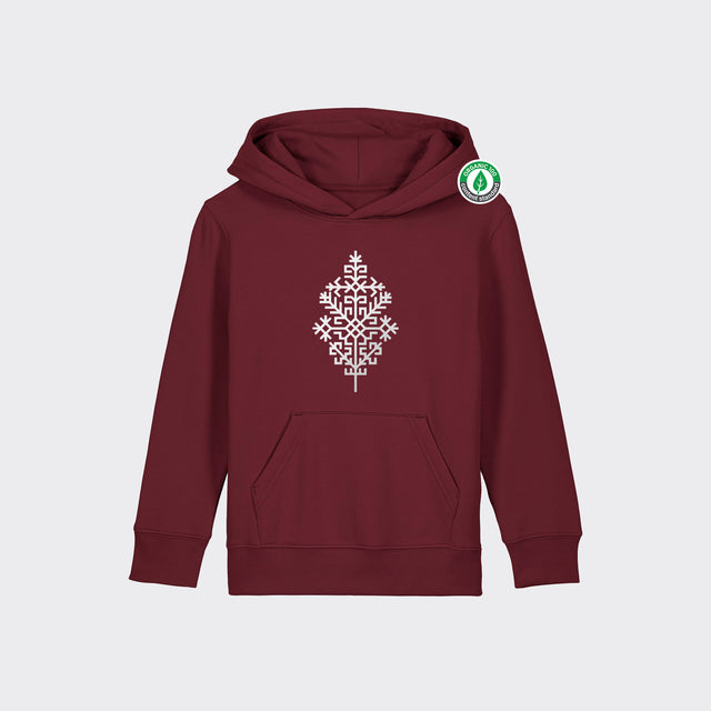 Organiskās kokvilnas bērnu hūdijs "Austras koks"