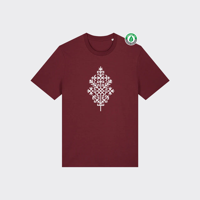 Organiskās kovilnas T-krekls "Austras Koks"