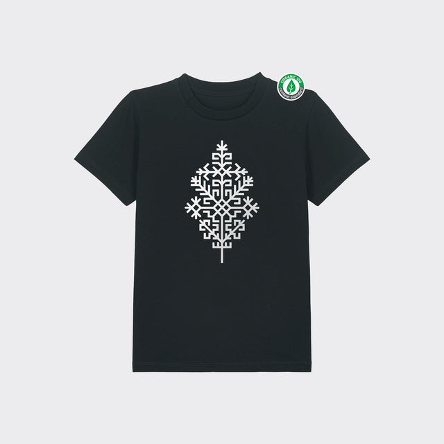 Organiskās kokvilnas bērnu T-krekls "Austras koks"