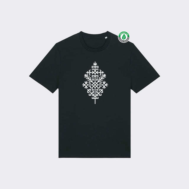 Organiskās kovilnas T-krekls "Austras Koks"