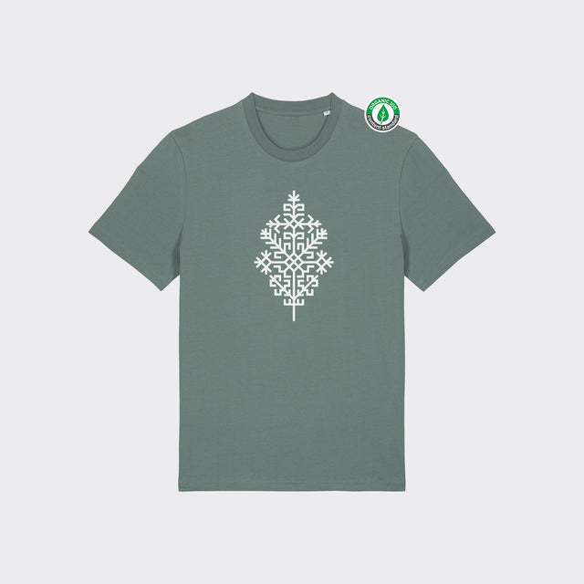 Organiskās kovilnas T-krekls "Austras Koks"