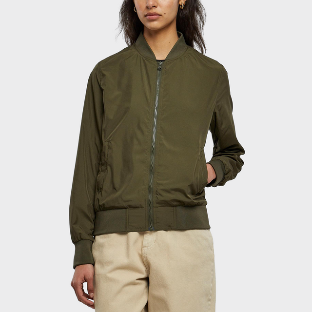 Sieviešu Jaka Nylon Bomber Jacket BY044