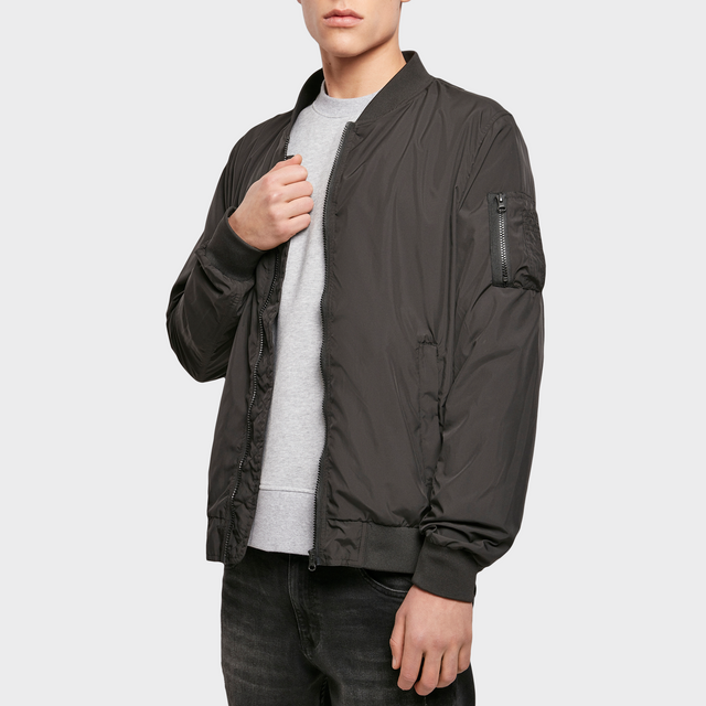 Vīriešu Jaka Nylon Bomber Jacket BY045
