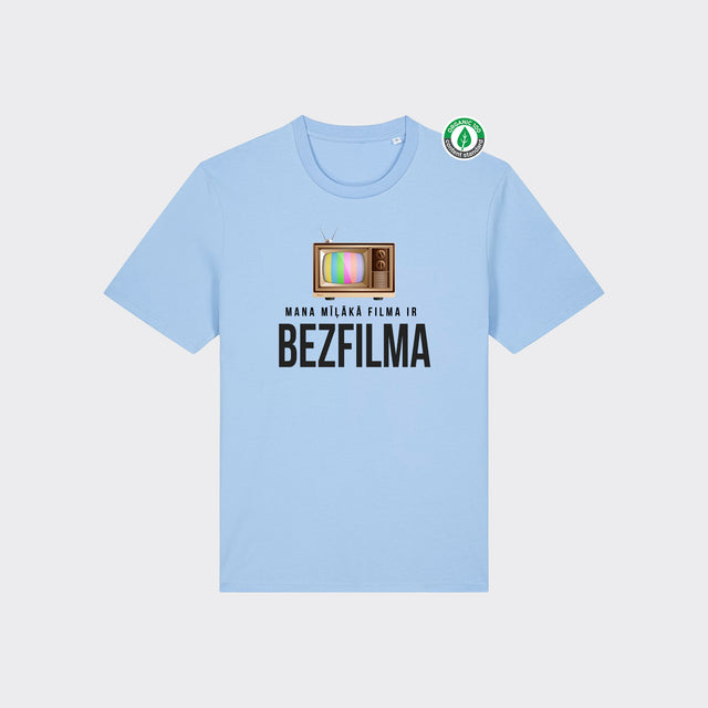 Organiskās kokvilnas T-krekls "Bezfilma"
