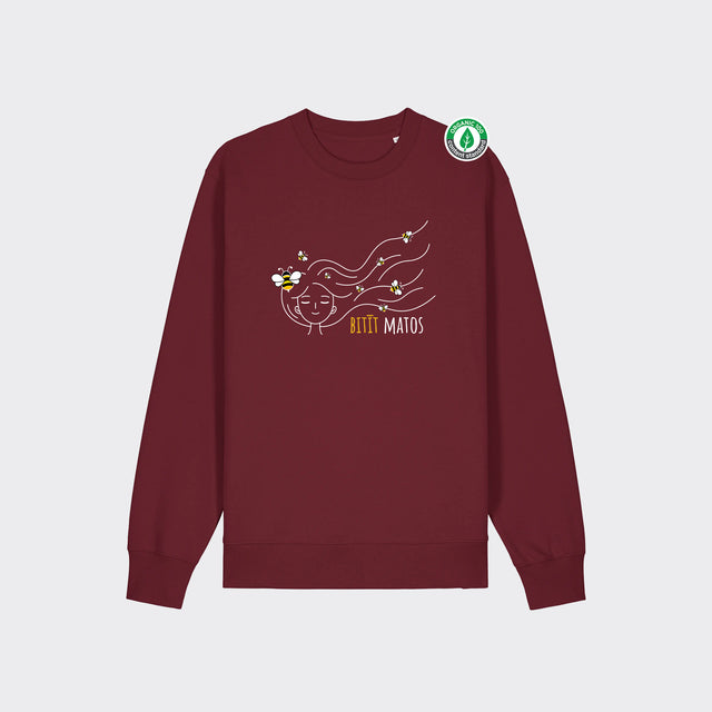 Organiskās kokvilnas džemperis "Bitīt matos"