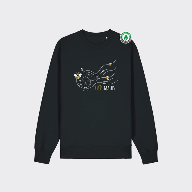 Organiskās kokvilnas džemperis "Bitīt matos"