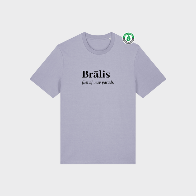 Organiskās kokvilnas T-krekls Brālis (lietv.)