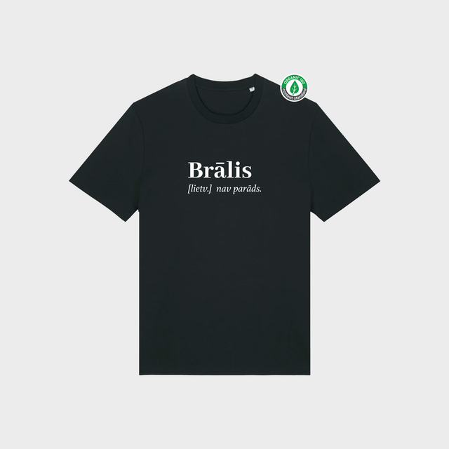 Organiskās kokvilnas T-krekls Brālis (lietv.)