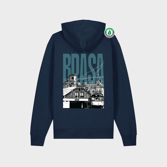 Organiskās kokvilnas hūdijs "Brasa"