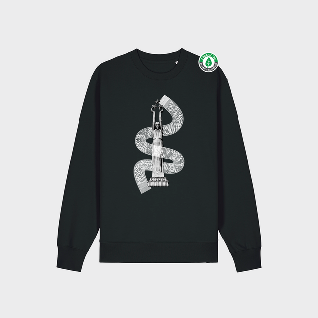 Organiskās kokvilnas džemperis "Brīvības Josta"