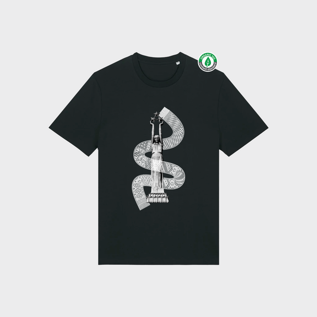 Organiskās kokvilnas T-krekls "Brīvības Josta"