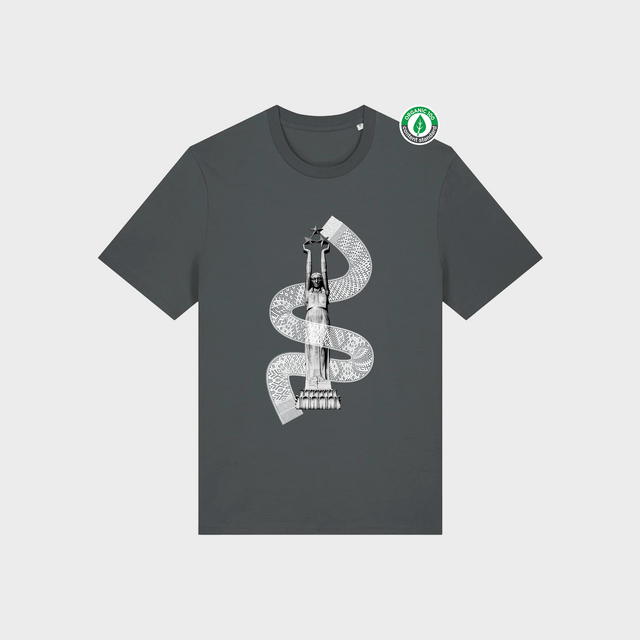 Organiskās kokvilnas T-krekls "Brīvības Josta"