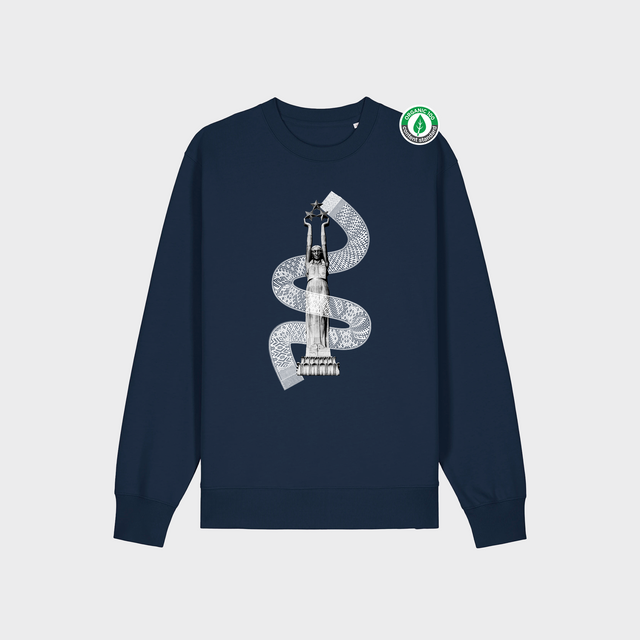 Organiskās kokvilnas džemperis "Brīvības Josta"