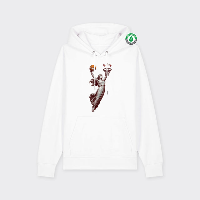 Organiskās kokvilnas hūdijs "Brīvības metiens"