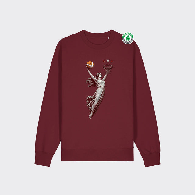 Organiskās kokvilnas džemperis "Brīvības metiens"