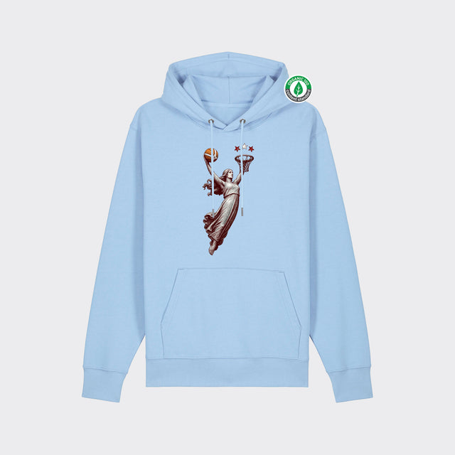 Organiskās kokvilnas hūdijs "Brīvības metiens"