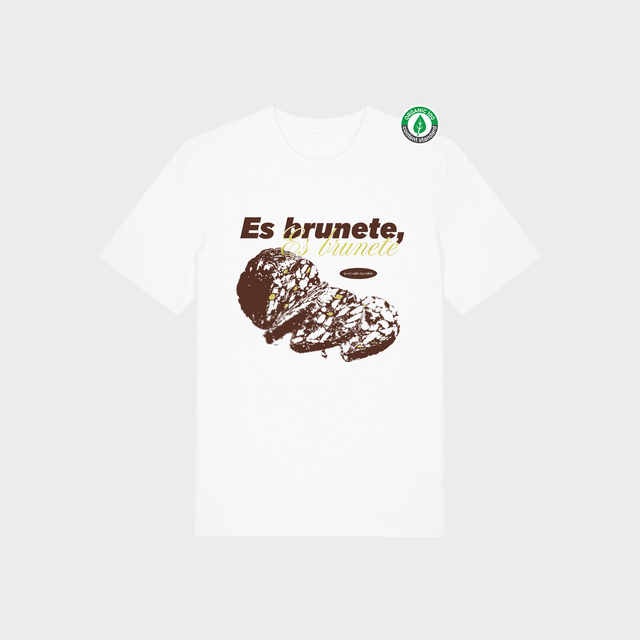 Organiskās kokvilnas T-krekls "Brunete"