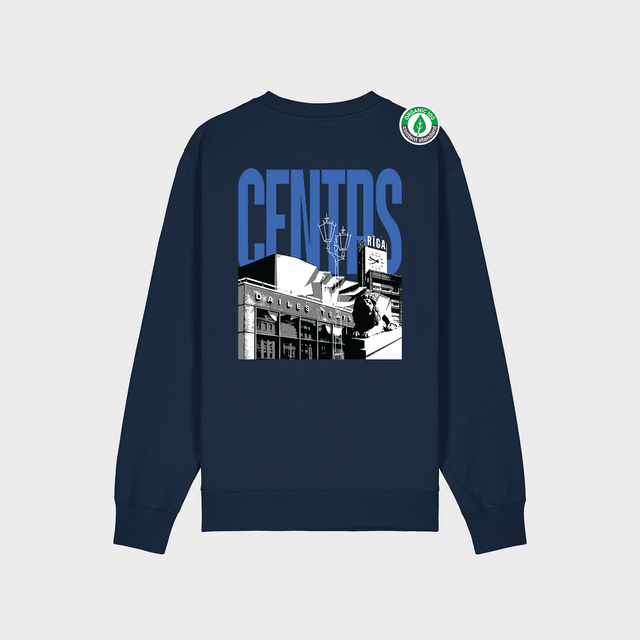 Organiskās kokvilnas džemperis "Centrs"