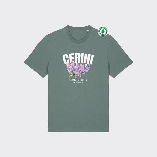 Organiskās kokvilnas T-krekls "Ceriņi"