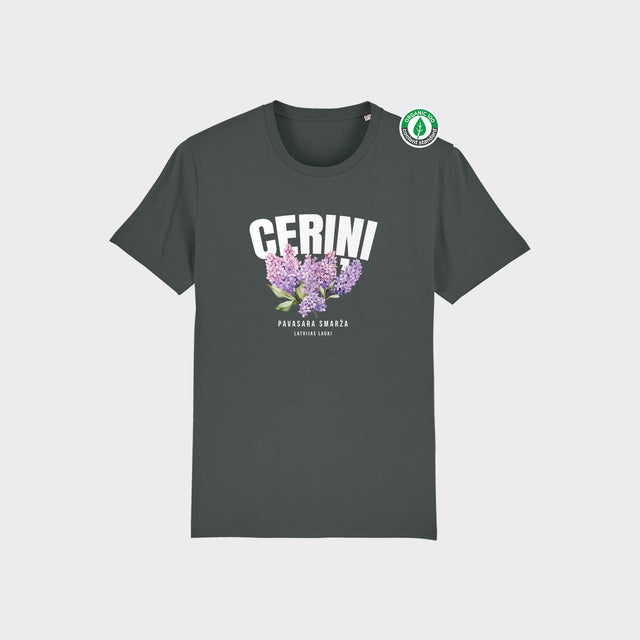 Organiskās kokvilnas T-krekls "Ceriņi"