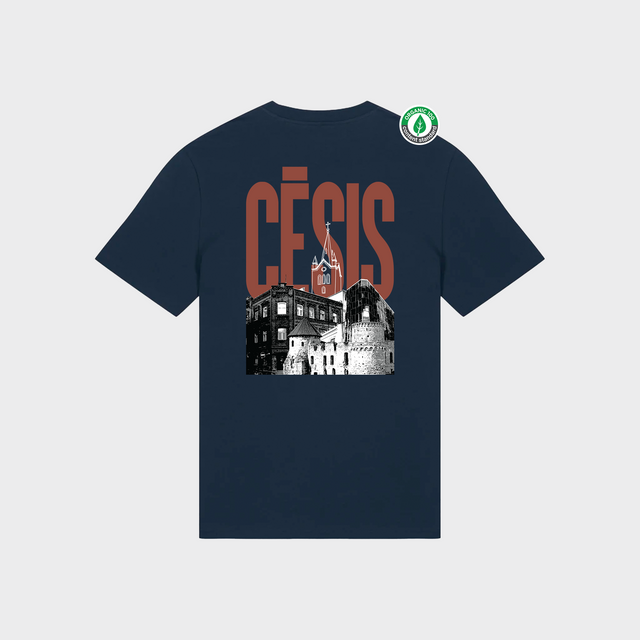 Organiskās kokvilnas T-krekls "Cēsis"