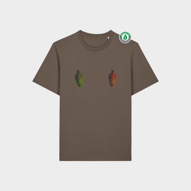 Organiskās kokvilnas T-krekls "Čiekuriņi"