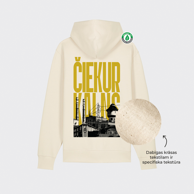 Organiskās kokvilnas hūdijs "Čiekurkalns"