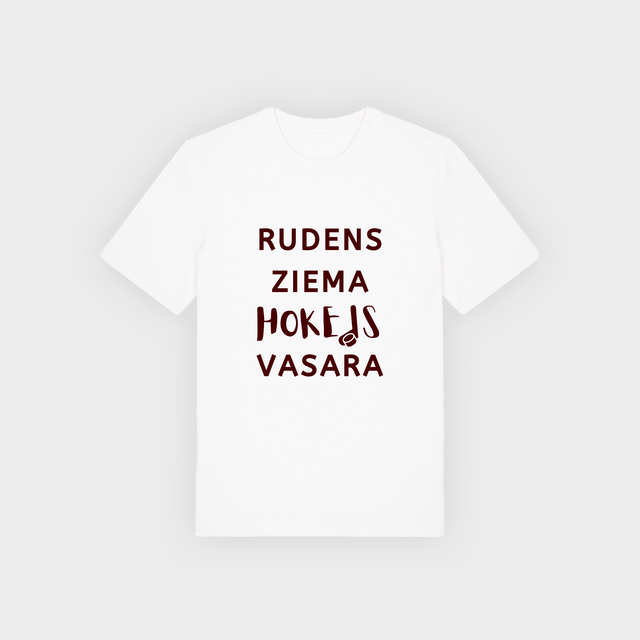 % M izmērs , T-krekls " Rudens, Ziema, hokejs, vasara"