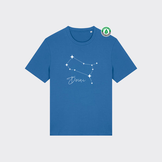 Organiskās kokvilnas T-krekls "Zvaigznājs - Dvīņi"