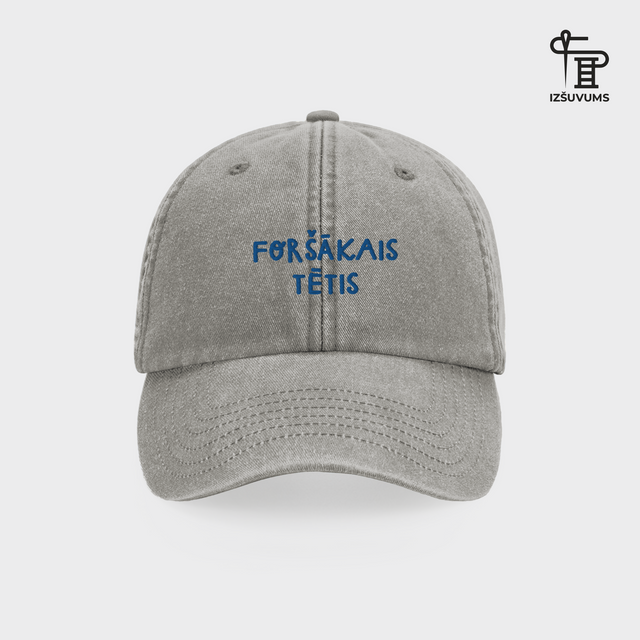 Izšūta cepure "Foršākais tētis"