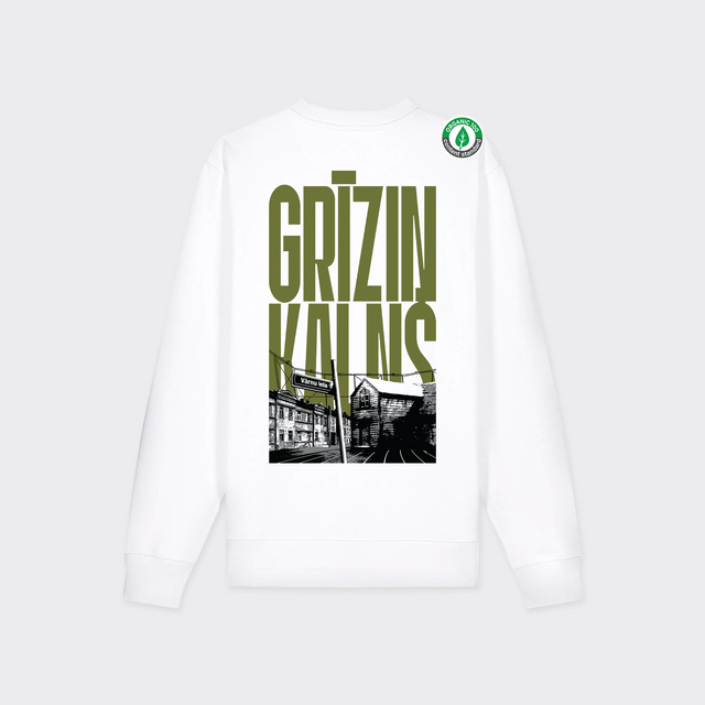 Organiskās kokvilnas džemperis "Grīziņkalns"