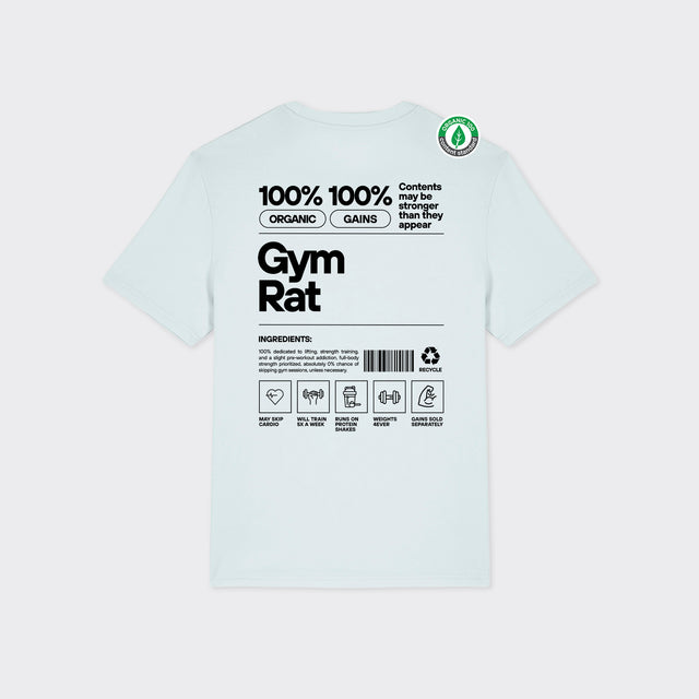 Organiskās kokvilnas T-krekls "Gym Rat"