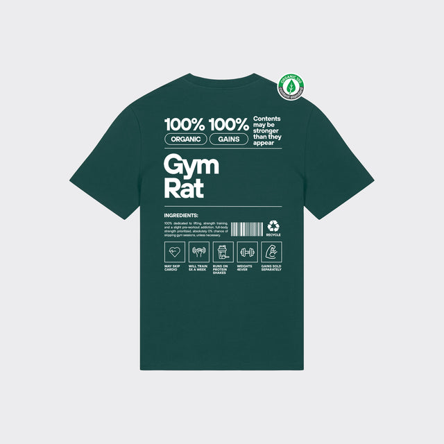 Organiskās kokvilnas T-krekls "Gym Rat"