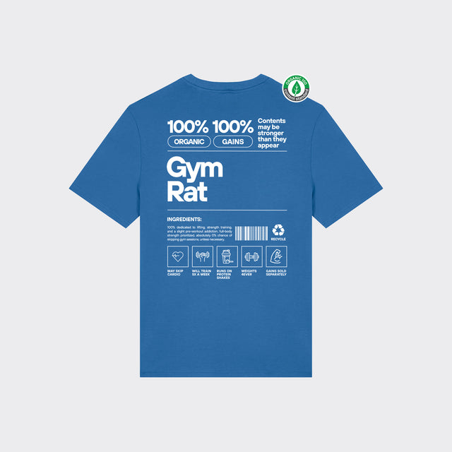 Organiskās kokvilnas T-krekls "Gym Rat"