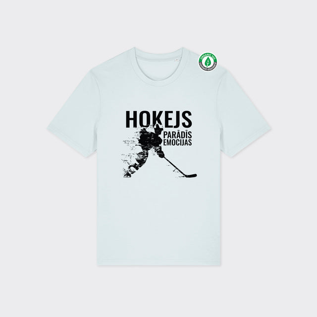 Organiskās kokvilnas T-krekls "Hokejs - Parādīs emocijas"