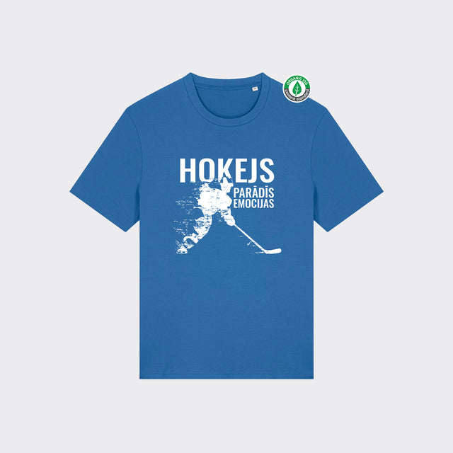 Organiskās kokvilnas T-krekls "Hokejs - Parādīs emocijas"