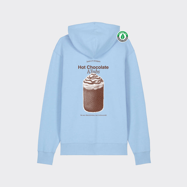 Organiskās kokvilnas hūdijs "Hot chocolate klubs"