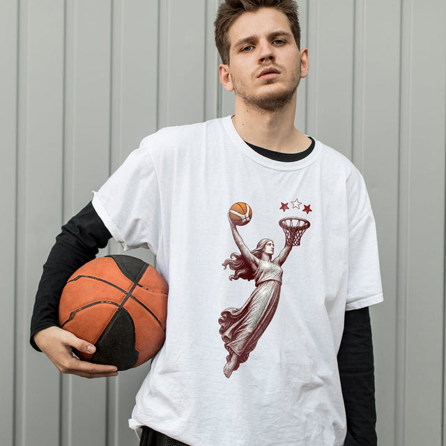 Organiskās kokvilnas T-krekls "Brīvības metiens"