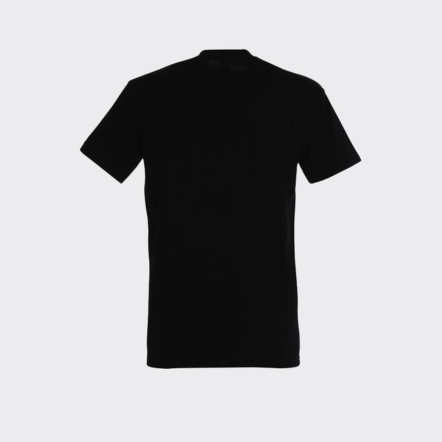 % Unisex Imperial Melns XS, M, L izmēra T-krekls ar tavu dizainu