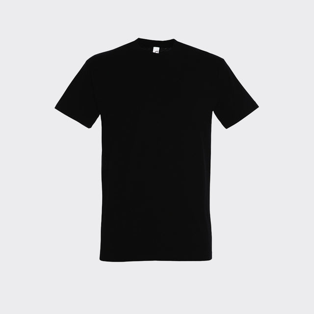 % Unisex Imperial Melns XS, M, L izmēra T-krekls ar tavu dizainu