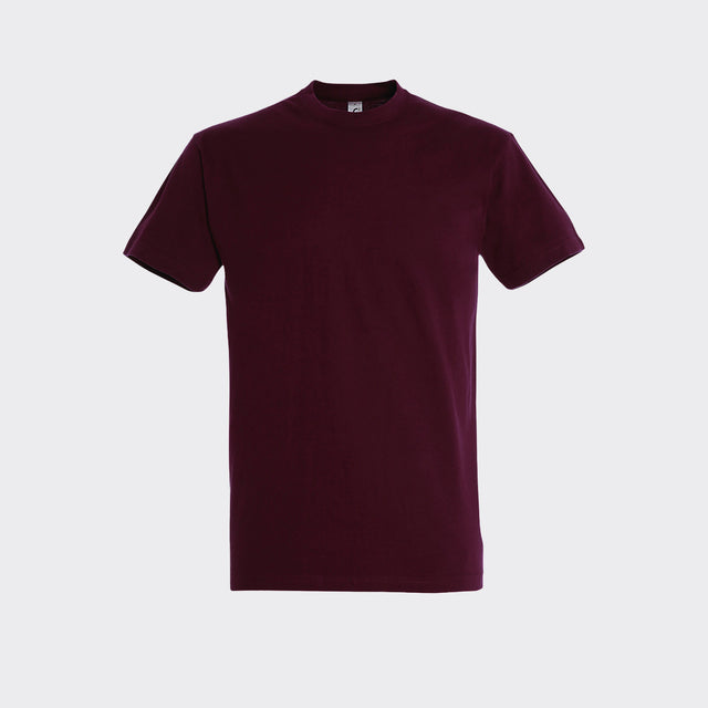 % Unisex Imperial Bordo S, M izmēra T-krekls ar tavu dizainu